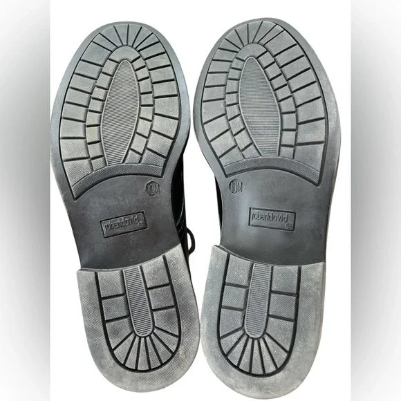 Robert David Classic Black Men's Taylor Dress Shoes Men’s size 10 M - Picture 9 of 10